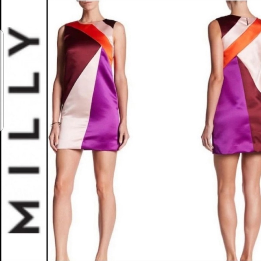 MILLY Colorblock Sheath Dress